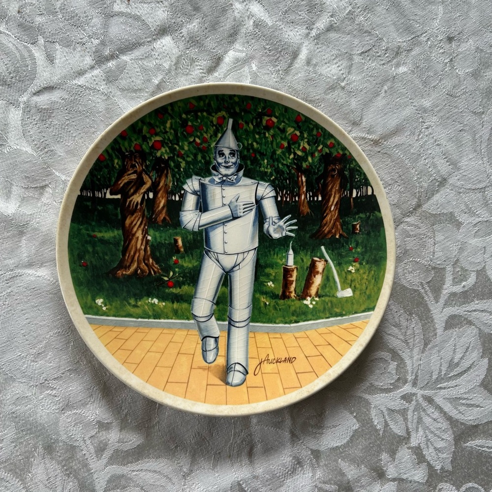 Tin Man Decorative Plate Wizard of Oz